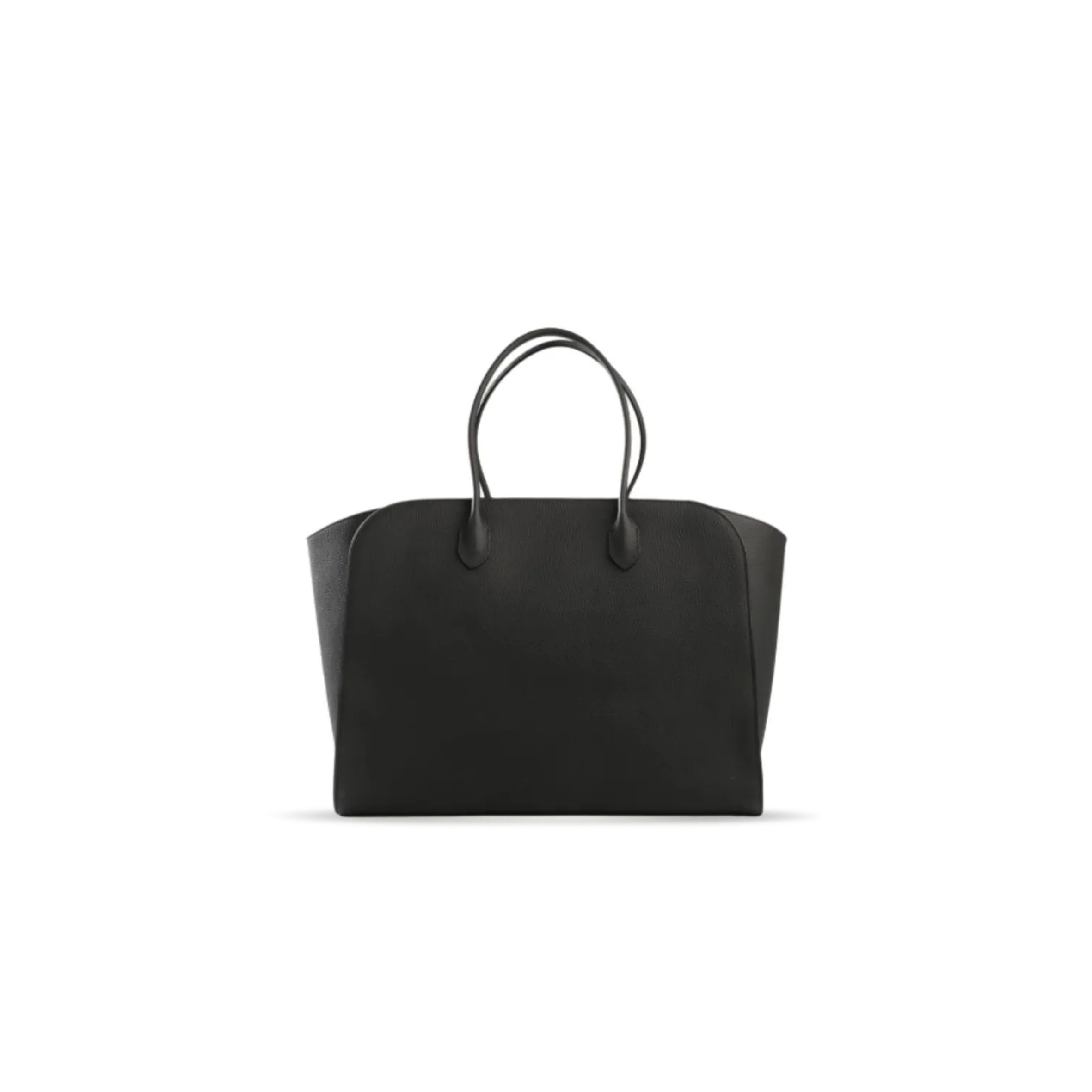 The R0w marlo black grain leather tote bag w1773l133tiys (43*30*23cm)